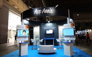 App Annie stand built for Tokyo Game Show by Idea International