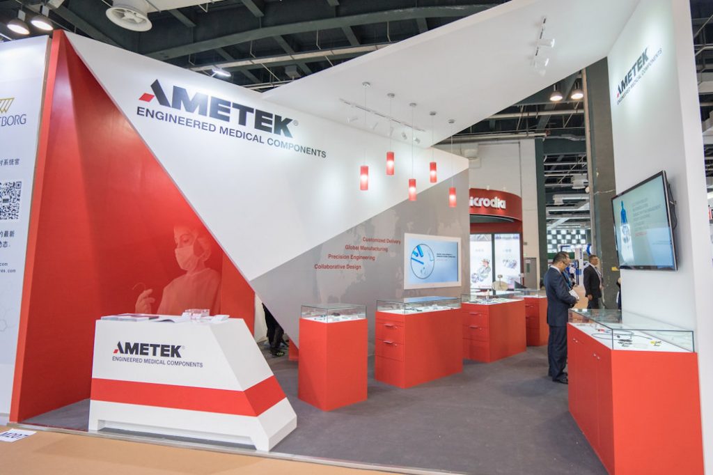 AMETEK Exhibit at MedTec China by Idea International, Inc.