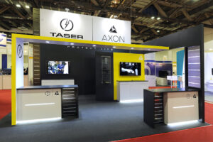 TASER AXON Exhibit at Security Asia Singapore by Idea International, Inc.