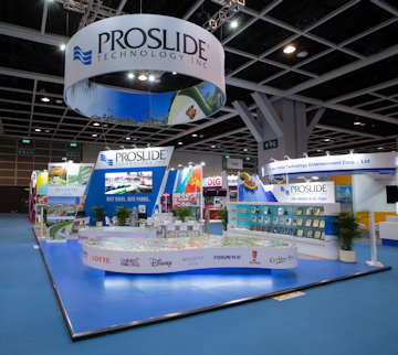 Proslide Technology Exhibit Hong Kong constructed by Idea International