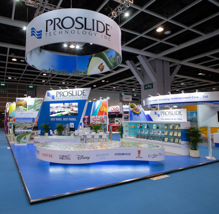 Proslide Technology Exhibit Hong Kong constructed by Idea International