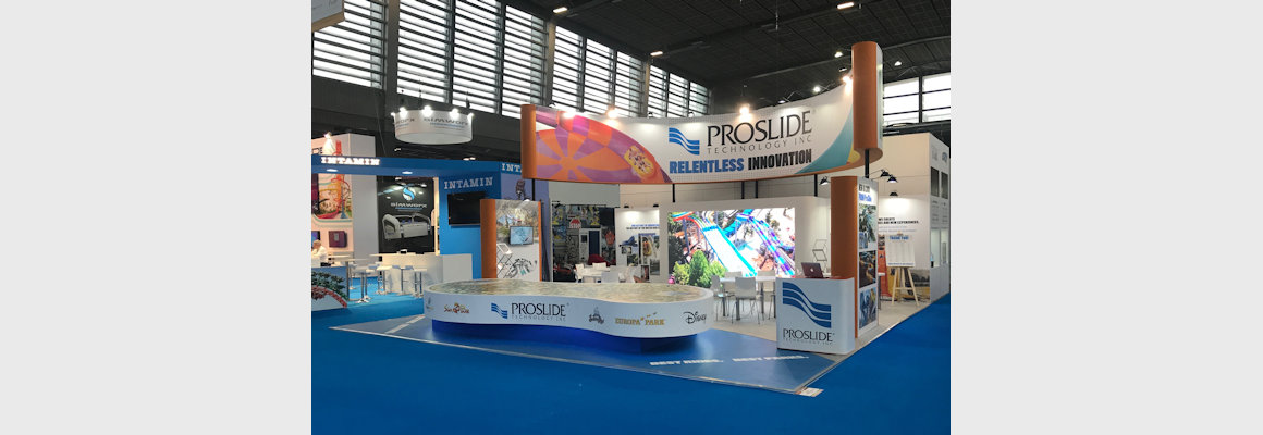 Proslide Technology Exhibit Paris constructed by Idea International