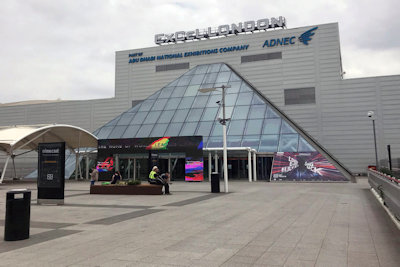 ExCel London can accommodate up to 68,750 visitors, making it ideal for large-scale international events.