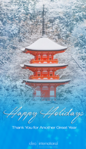 Happy Holidays 2025! - Idea International, Inc. Newsletter December 2025