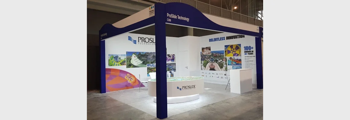 Proslide Technology Exhibit Barcelona constructed by Idea International